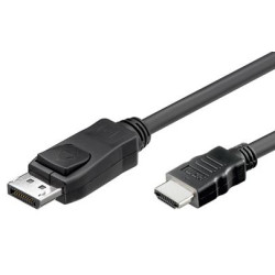 CABLE DISPLAYPORT (CPU) - HDMI (MONITOR) 3Mt