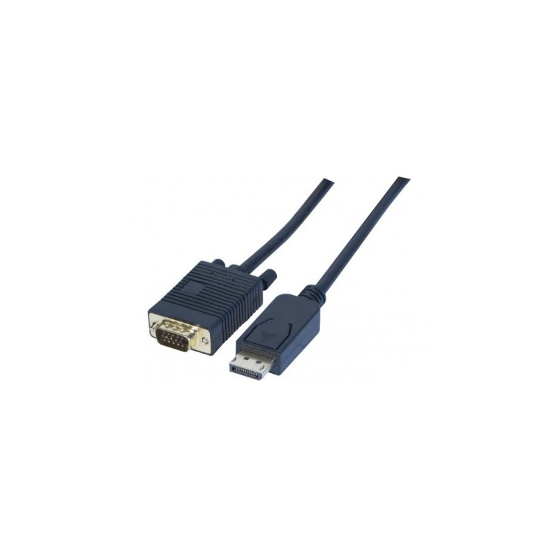 CABLE DISPLAYPORT (CPU) - VGA (MONITOR) 1.8Mts