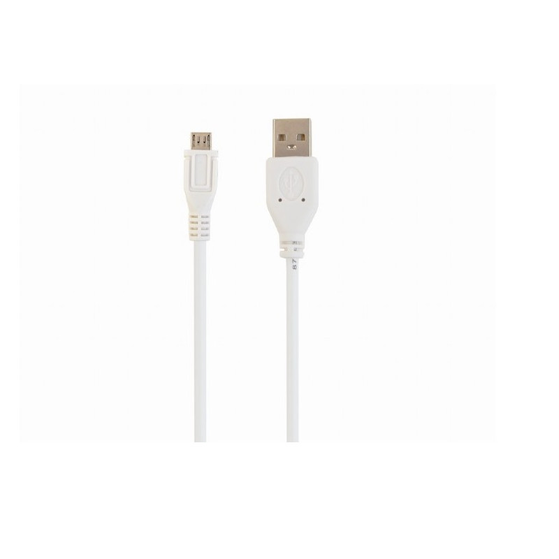 CABLE USB 2.0 TIPO A(M)-MICRO USB B (M) 1m BLANCO