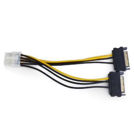 CABLE ALIMENTACION VGA PCI EXPRES 8 PINES 2 SATA