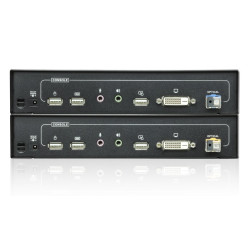KVM EXTENDER DVI + USB  FIBRA OPTICA + AUDIO 600Mt