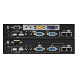 KVM EXTENDER 2 VGA + USB + RS232+ AUDIO 300Mts