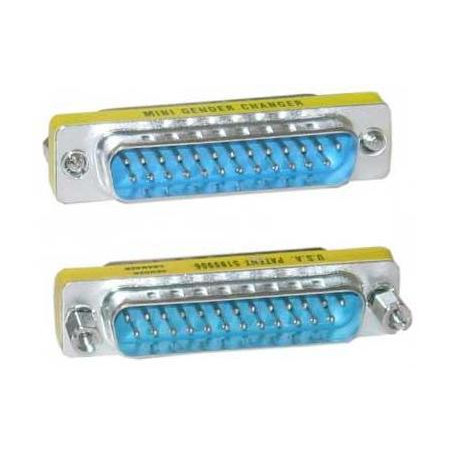 MINI CAMBIADOR DE GENERO DB25M-DB25M.