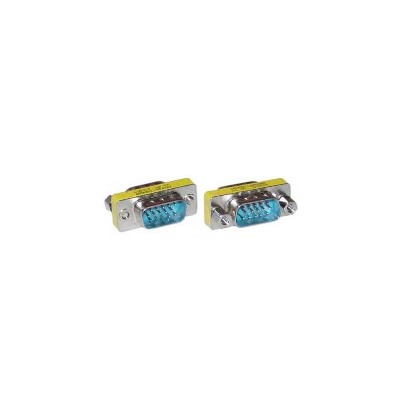MINI CAMBIADOR DE GENERO VGA HD15M-HD15M.