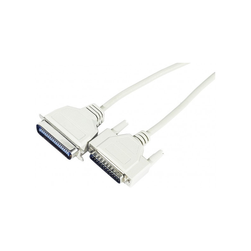 CABLE IMP. BITRONICS DB25M-CENT.36M 1.8Mts.