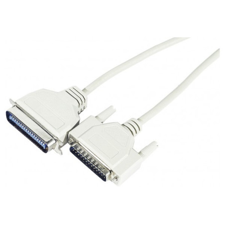 CABLE IMP. BITRONICS DB25M-CENT.36M 1.8Mts.