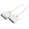 CABLE IMP. BITRONICS DB25M-CENT.36M 1.8Mts.