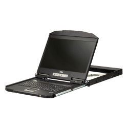 CONSOLA LCD 18.5´ VGA - USB 1U SINGLE RAIL