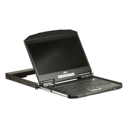 CONSOLA LCD 18.5´ VGA - USB 1U SINGLE RAIL