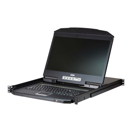 KVM SWITCH LCD 18.5 8 PUERTOS SPHD + USB 1U ALTURA