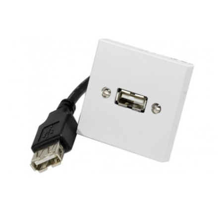 MODULO FRONTAL 45 X 45 USB TIPO A-A H-H 0.10m