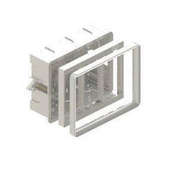 CAJA MODULAR 3 ELEMENTOS EMPOTRAR PARED