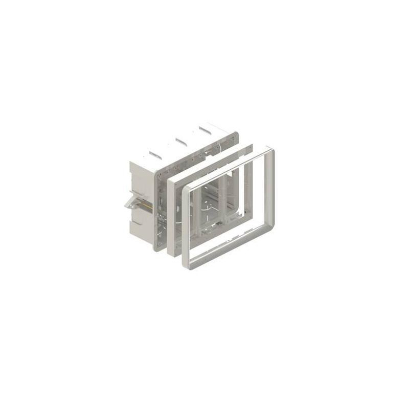 CAJA MODULAR 3 ELEMENTOS EMPOTRAR PARED