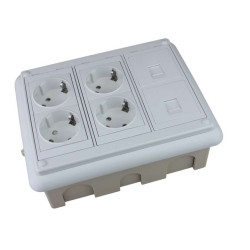 CAJA MODULAR 3 ELEMENTOS EMPOTRAR PARED