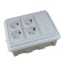 CAJA MODULAR 3 ELEMENTOS EMPOTRAR PARED