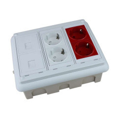 CAJA MODULAR 3 ELEMENTOS EMPOTRAR PARED