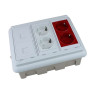 CAJA MODULAR 3 ELEMENTOS EMPOTRAR PARED