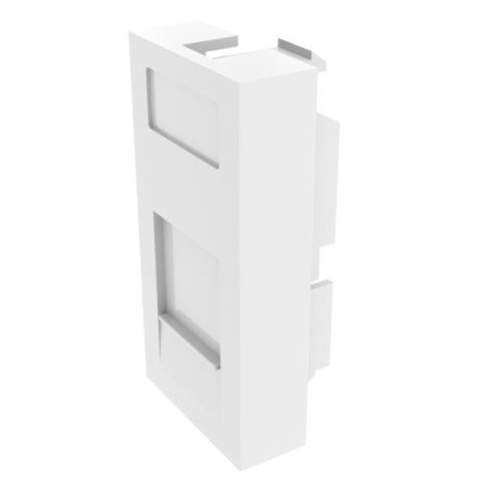 MODULO FRONTAL 45 X 22.5 1 X RJ45 H PARA CAJA MOD