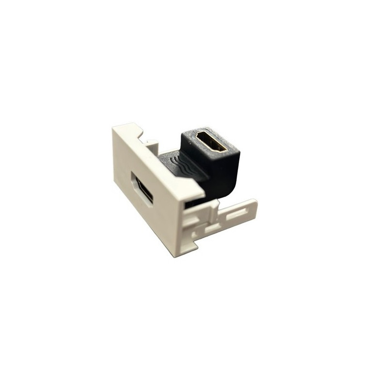 MODULO FRONTAL 45 X 22.5 HDMI 19P HEMBRA BLANCO