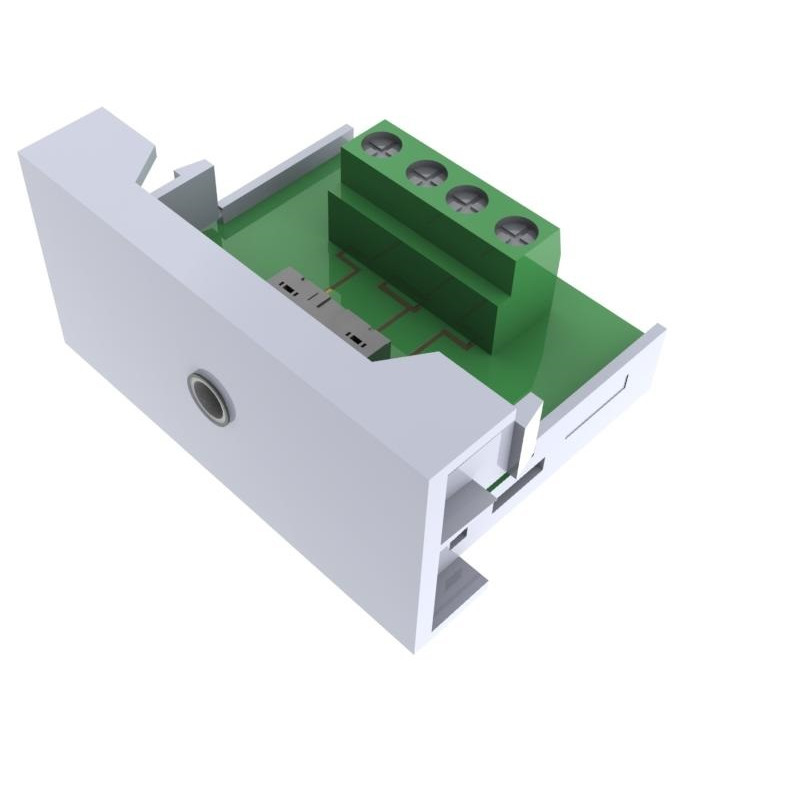 MODULO FRONTAL 45 X 22.5 JACK 3.5´´ H - BORNA 4 H