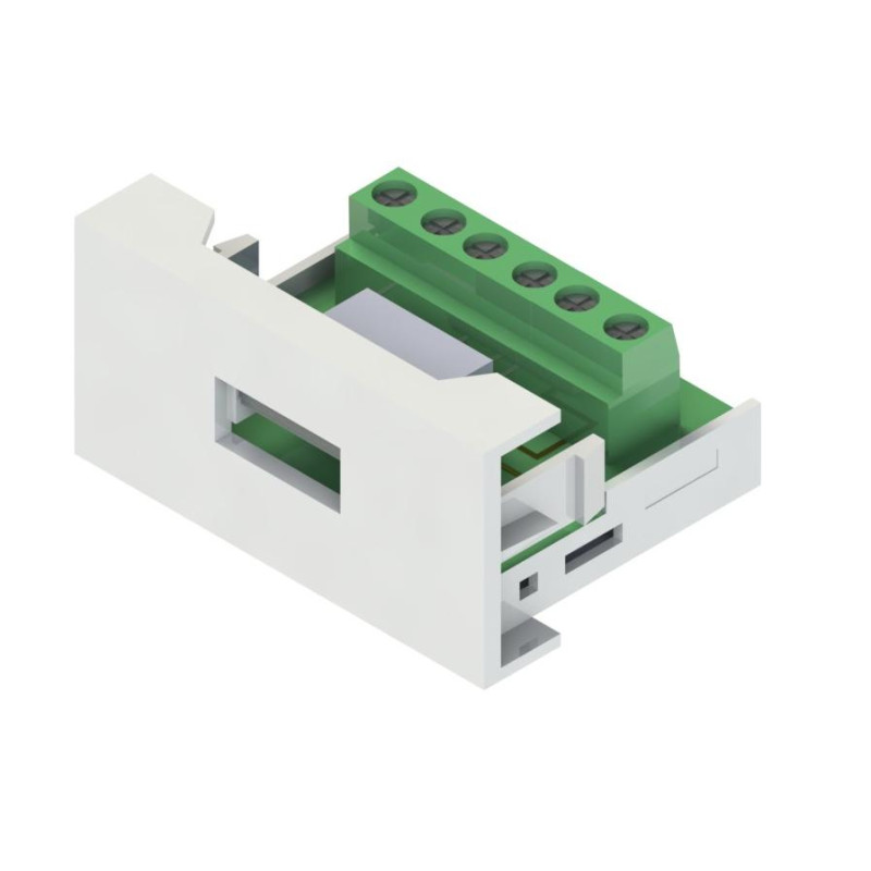 MODULO FRONTAL 45 X 22.5 USB TIPO A HEMBRA BLANCO