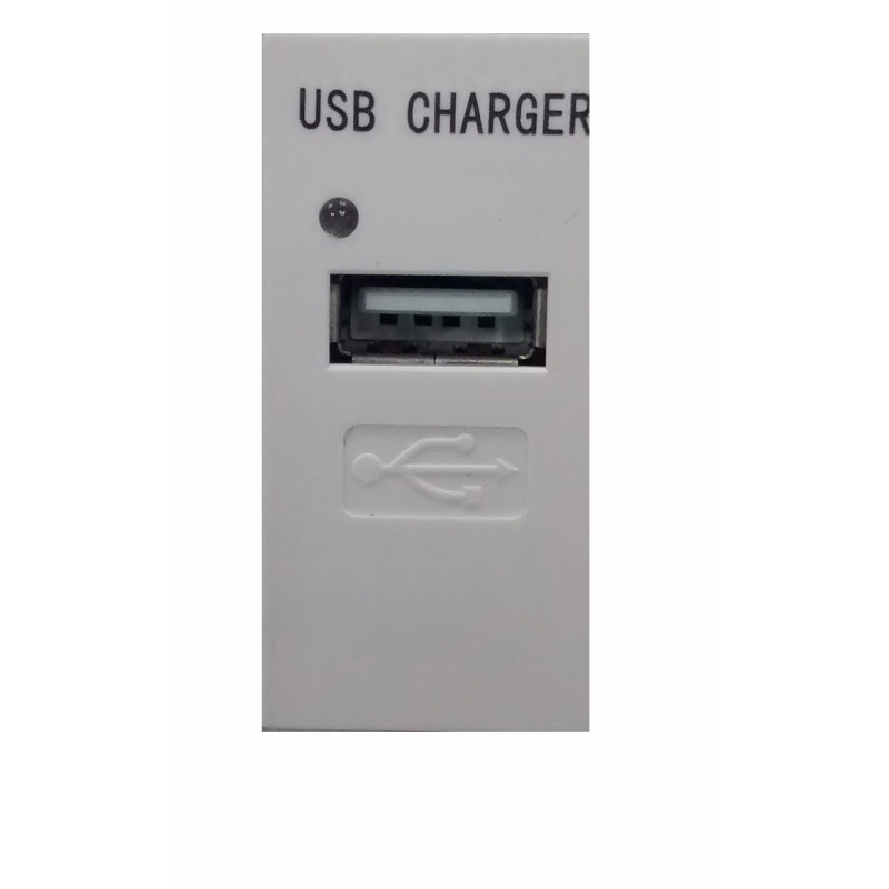 MODULO FRONTAL 45 X 22.5 USB  CARGADOR 5V/1A