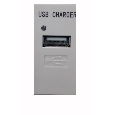MODULO FRONTAL 45 X 22.5 USB  CARGADOR 5V/1A