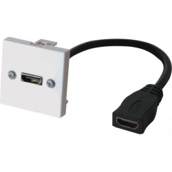MODULO FRONTAL 45 X 45 HDMI 19P H - H  0.10Mts