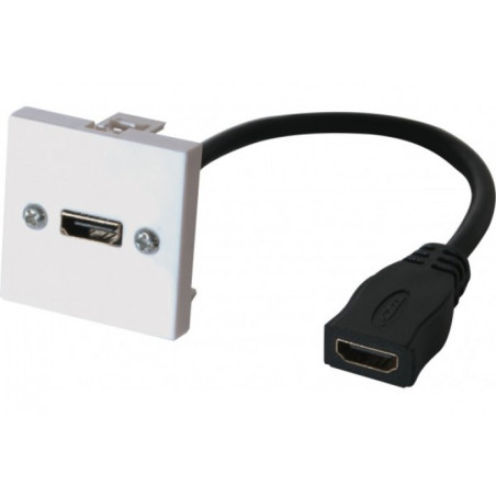MODULO FRONTAL 45 X 45 HDMI 19P H - H  0.10Mts