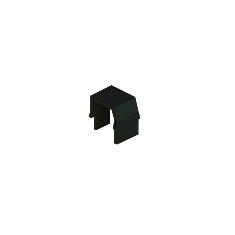 MODULO FRONTAL CIEGO NEGRO PARA PANEL