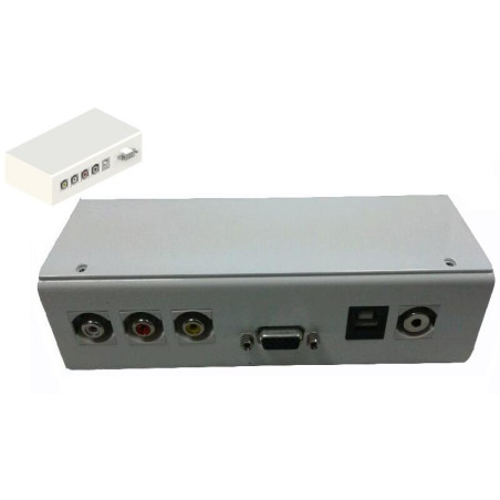 CAJA SUPERFICIE MULTIMEDIA 3RCA / VGA / JACK / USB