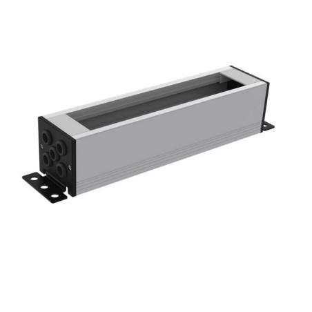 PERFIL SUPERFICIE 5 MECANISMOS 45X45 ALUMINIO