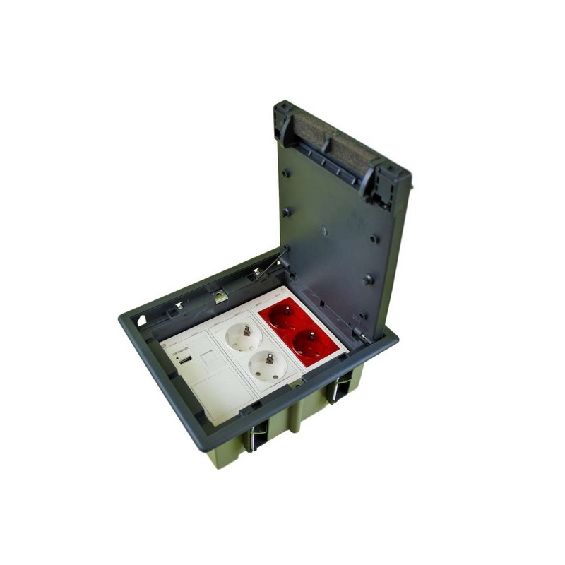 CAJA MODULAR 3 ELEMENTOS EMPOTRAR SUELO