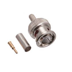 CONECTOR CRIMPAR BNC MACHO PARA RG59