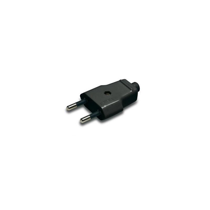 CONECTOR ALIMENTACION MACHO BIPOLAR 10A/250V