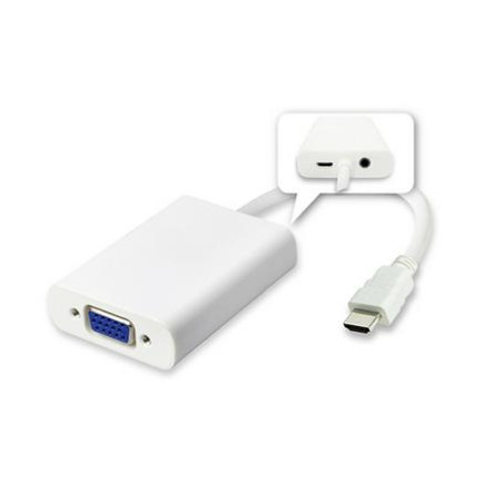 CONVERSOR VIDEO CPU HDMI MINI - MONIT. VGA+AUDIO