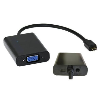CONVERSOR VIDEO CPU HDMI MICRO D - MONIT VGA+AUDIO