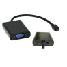 CONVERSOR VIDEO CPU HDMI MICRO D - MONIT VGA+AUDIO