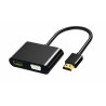 CONVERSOR DE VIDEO CPU HDMI - MONITOR HDMI + VGA