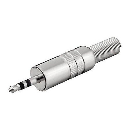 CONECTOR JACK 3.5 MACHO METALICO H.Q. STEREO