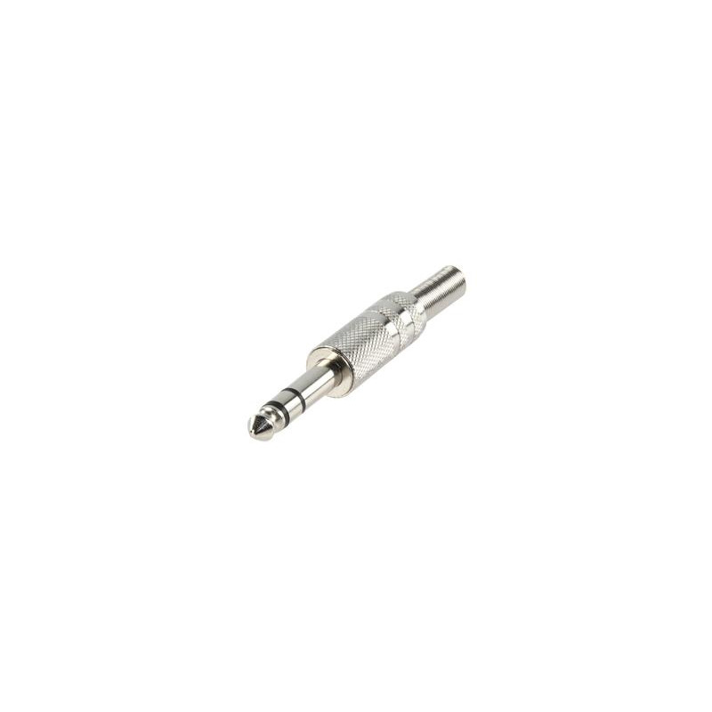 CONECTOR JACK 6.33 MACHO METALICO H.Q. STEREO