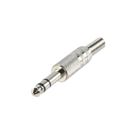 CONECTOR JACK 6.33 MACHO METALICO H.Q. STEREO