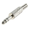 CONECTOR JACK 6.33 MACHO METALICO H.Q. STEREO