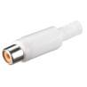 CONECTOR RCA HEMBRA BLANCO