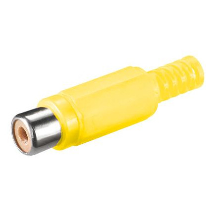 CONECTOR RCA HEMBRA AMARILLO