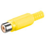 CONECTOR RCA HEMBRA AMARILLO