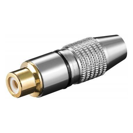 CONECTOR RCA HEMBRA ALTA CALIDAD