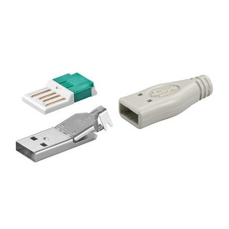 CONECTOR USB TIPO A MACHO SIN HERRAMIENTA