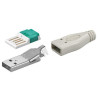 CONECTOR USB TIPO A MACHO SIN HERRAMIENTA