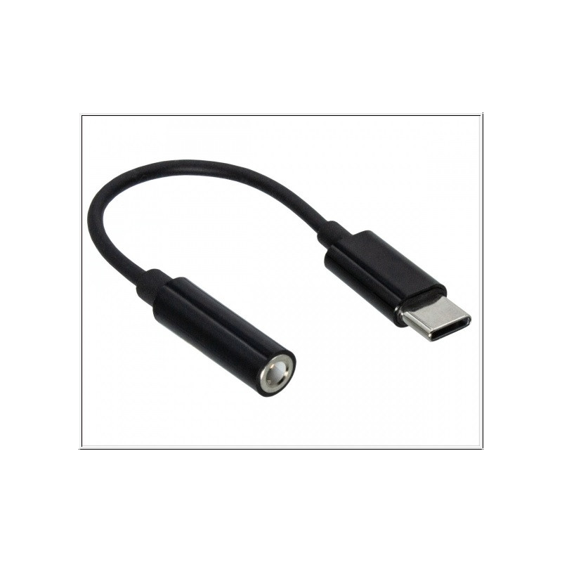 ADAPTADOR USB-C 3.1 MACHO - JACK 3.5 TETRAPOLAR H